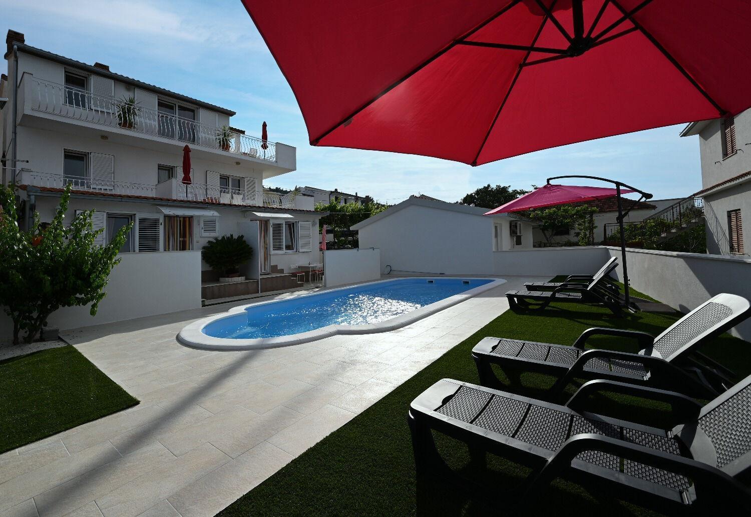 Apartment Mihovilovic Slatine Exterior foto
